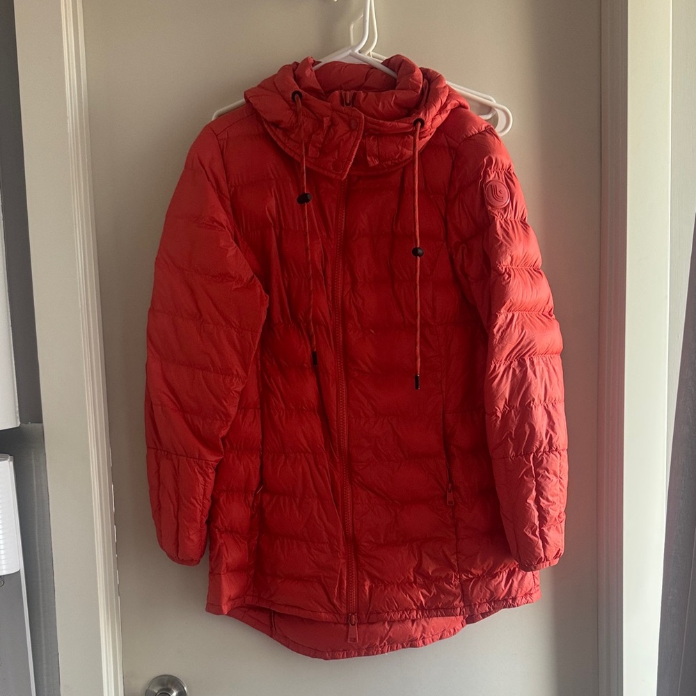 Lole Vibrant Red orange Puffer Jacket